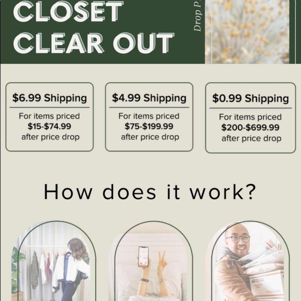 CLOSET CLEAR OUT